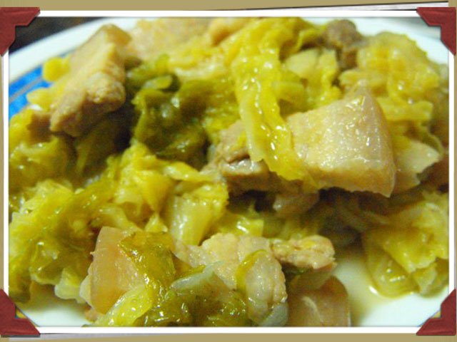 Repollo braseado