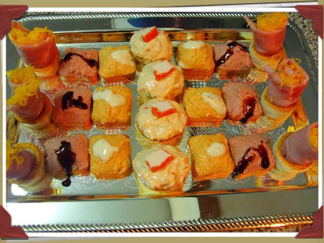 Canapés variados