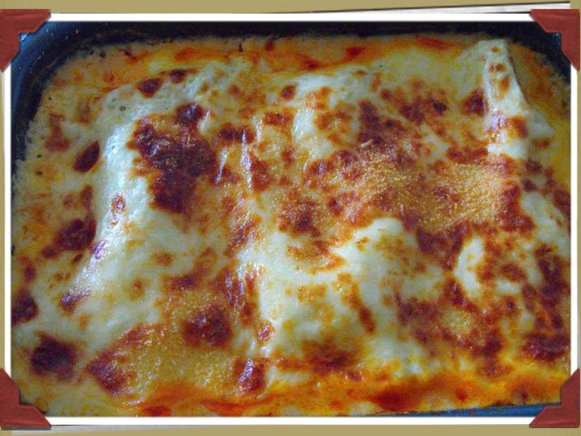 Lasagna de pollo