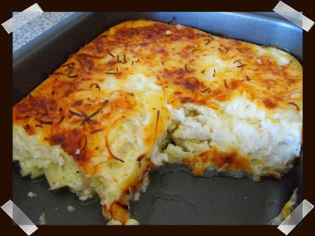 Pastel de pescado y gambas